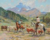 KENT Frank Ward 1912-1977,Cattle Wranglers,Burchard US 2013-04-21