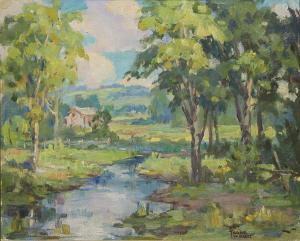 KENT Frank Ward 1912-1977,Summer on the Farm,Clars Auction Gallery US 2015-10-18