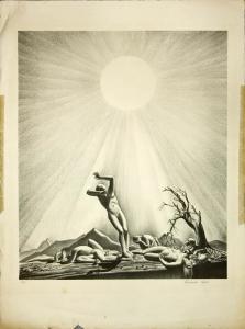 KENT Rockwell 1882-1971,''The End of the World - Solar Flare Up",Clars Auction Gallery US 2010-09-12