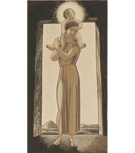 KENT Rockwell 1882-1971,Wayside Madonna,1927,Ripley Auctions US 2009-03-22