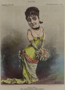 KEPPLER Joseph Ferdinand 1838-1894,caricature of Adelina Patti,Rogers Jones & Co GB 2021-11-06