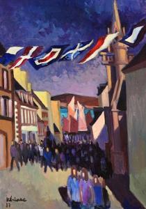 KERINEC Roger 1917-1997,La fête de la voile, Douarnenez,Thierry-Lannon FR 2021-07-17
