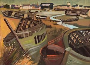 KERINEC Roger 1917-1997,Le cimetière des bateaux,1987,Thierry-Lannon FR 2021-07-16