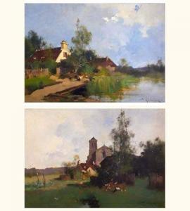 KERMANGUY E 1854-1941,Paysages,Etude Provence FR 2007-10-20