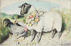 KERMIT Oliver 1943,Garlanded Sheep,1998,Simpson Galleries US 2022-10-01