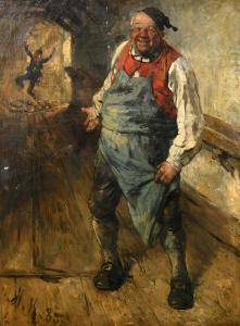 KERN Hermann 1838-1912,joyous figures in an interior,1885,John Nicholson GB 2024-01-24