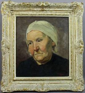 KERN Petr Julius 1881-1963,Portrait of a woman,1907,Kaminski & Co. US 2007-06-02