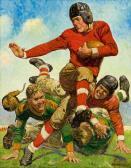 KERNAN JOSEPH FRANCIS 1878-1958,College Football,1934,Swann Galleries US 2021-01-28