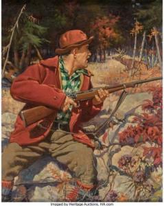 KERNAN JOSEPH FRANCIS 1878-1958,The Hunter Shall Be Hunted,Heritage US 2022-11-04