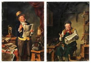 KERNER Hans 1919,Die Kunstfreund No. 7 "The Art Lover - The Cobbler,Anderson & Garland GB 2021-09-14