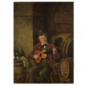 KERNER Hans 1919,Guitar Player,20th Century,Kodner Galleries US 2021-09-02