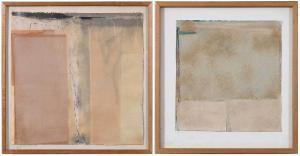 KERNS ED 1945,Untitled (2 works),1975,Brunk Auctions US 2022-07-15