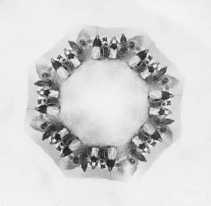 KERNY István 1879-1963,Photomontage, scène paysanne,1916-20,Millon & Associés FR 2019-11-05