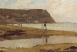 KERR Charles H. Malcolm 1858-1907,The beach at Runswick,Christie's GB 2003-03-06