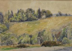 KERR Elizabeth Lamorna 1905-1990,Inclined Landscape,Rowley Fine Art Auctioneers GB 2022-05-07