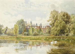 KERR Frederick B. 1860-1914,View of Eton from the Thames,1902,Christie's GB 2014-12-10