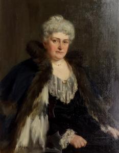 KERR Henry Wright 1857-1936,Portrait of a lady,Great Western GB 2024-02-01