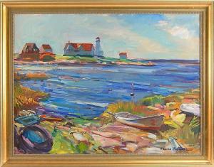 Kerr James,New England lighthouse,1953,Eldred's US 2014-08-20