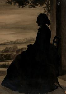 KERR Lady Louisa, L.L 1800-1800,A silhouette portrait of the Lady Margaret ,1858,Anderson & Garland 2019-12-04