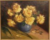 KERR Vernon 1938-1982,STILL LIFE WITH YELLOW ROSES,Clark Cierlak Fine Arts US 2014-10-25