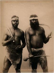 KERRY Charles Henry 1857-1928,Aboriginal warriors, N.S.W., Aboriginals and bl,1890-95,Yann Le Mouel 2020-03-20