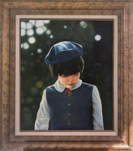 KERRY Thomas 1900-1900,Child in Blue,1970,Ro Gallery US 2021-05-27