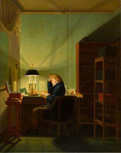 KERSTING Georg Friedrich 1785-1847,Reading by Lamplight,Sotheby's GB 2022-07-13