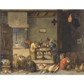 KESSEL van Ferdinand II 1699-1754,monkeys playing cards,Sotheby's GB 2005-01-27