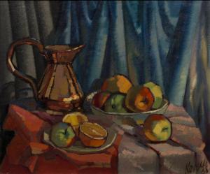 KESSELL James Everett 1915-1978,Still life of fruit and a copper jug,1963,Mallams GB 2018-03-07
