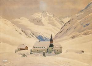 KESSLER Carl 1876-1968,The Hospice St. Christoph on Arlberg,Palais Dorotheum AT 2024-03-28