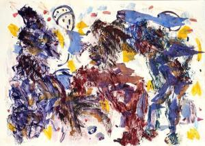 KESSLER Greg 1966,Abstract Nudes in Heels II,2001,Ro Gallery US 2024-02-07