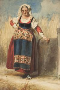KESSLER Joseph 1826-1887,Woman at a Well,Palais Dorotheum AT 2013-11-23