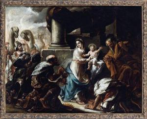 KESSLER Stephan 1622-1700,Adoration des Mages,AuctionArt - Rémy Le Fur & Associés FR 2019-12-04