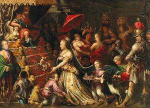 KESSLER Stephan 1622-1700,The Queen of Sheba before Solomon,1640-45,Palais Dorotheum AT 2019-12-18