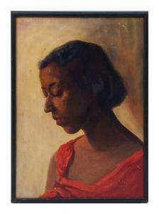 KESZTHELYI Alexander S 1874-1953,Portrait of a Young African American Female,Burchard US 2020-04-19