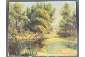 KETCHUM Orville,A study of bathers in a country river,Denhams GB 2015-05-06