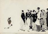 KETTELWELL John 1916-1930,And all the little dandies were mad for "La Zuleik,Christie's 2010-12-07
