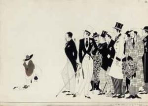 KETTELWELL John 1916-1930,And all the little dandies were mad for "La Zuleik,Christie's 2010-12-07