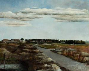 KEULEN van Koosje 1940,Landscape,1973,AAG - Art & Antiques Group NL 2017-12-11