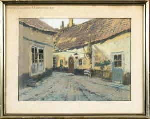 KEULLER Vital 1866-1945,Cour de Ferme,Galerie Moderne BE 2016-05-24