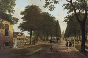KEUN Hendrik Keune 1738-1788,A view of the Plantage Middenlaan, Amsterdam,Christie's GB 2014-05-13
