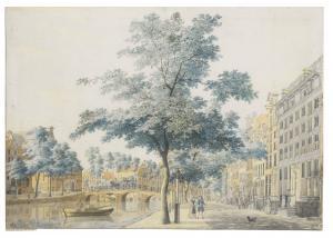 KEUN Hendrik Keune 1738-1788,VIEW ON THE KEISERSGRACHT,Sotheby's GB 2015-07-08
