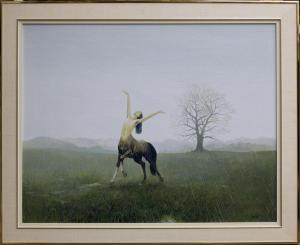 KEW Tony 1900-2000,The Rain Dance,20th Century,Lando Art Auction CA 2018-10-14