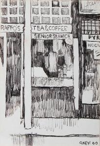 KEY Geoffrey 1941,Raffo's Cafe, Stockport Road,1960,Bonhams GB 2008-08-16