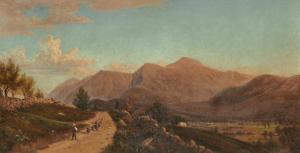 KEY John Ross 1832-1920,The Presidential Range from Jefferson Highlands,1873,Grogan & Co. 2023-10-28