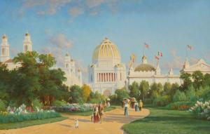 KEY John Ross 1832-1920,World's Columbian Exposition Chicago,1892,John Moran Auctioneers 2023-11-14
