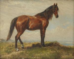 KEYL Friedrich Wilhelm 1823-1871,Portrait of a chestnut horse with black mane,Rosebery's 2023-03-29