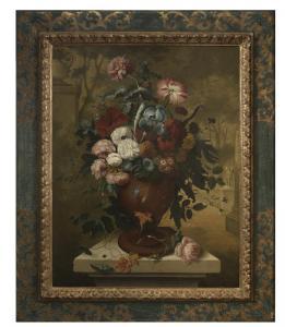 KEYSE Thomas 1720-1800,Still life with roses,John Moran Auctioneers US 2016-04-16
