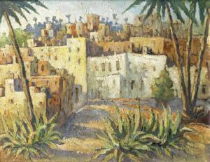 KHALIL Nazir 1916-2001,View of Cairo,Bonhams GB 2015-10-07