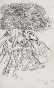 KHANNA Krishen 1925,Untitled (Men Under a Tree),2006,Christie's GB 2024-03-27